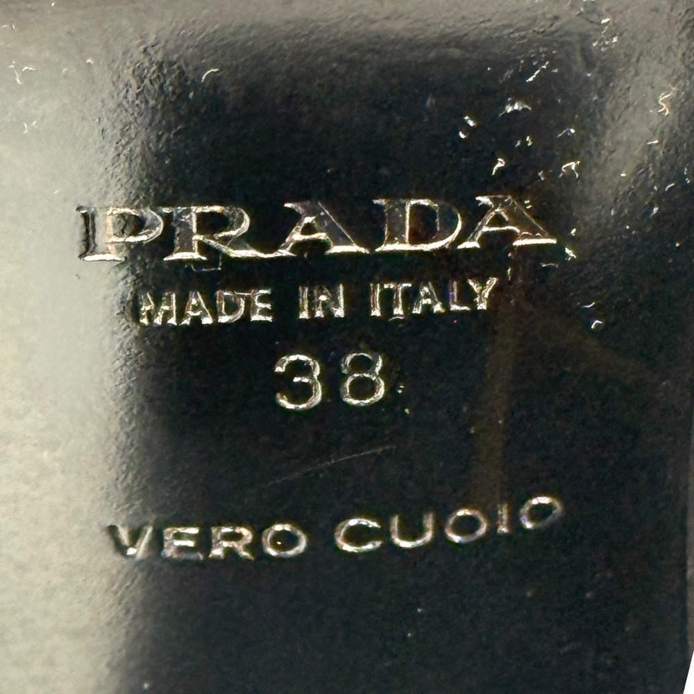 PRADA Black Suede Booties, Size 8 - Picture 14 of 15